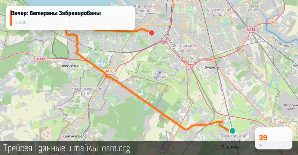 Карта маршрута
