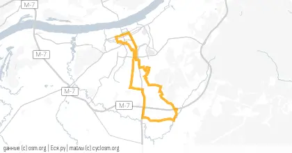 Карта вело-маршрута «Беспризорники»