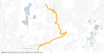 Карта вело-маршрута «БК: Погружение в Чащу»