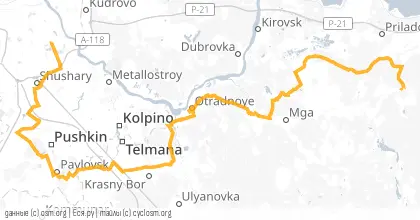 Карта вело-маршрута «БК: Римские каникулы»