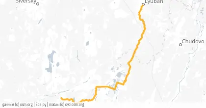 Карта вело-маршрута «БК: Тёссанные приключения»