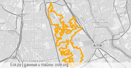 Карта вело-маршрута «Большая Гаражная Ревизия»
