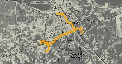 Карта вело-маршрута &laquo;Большая Открытая Разведка&raquo;