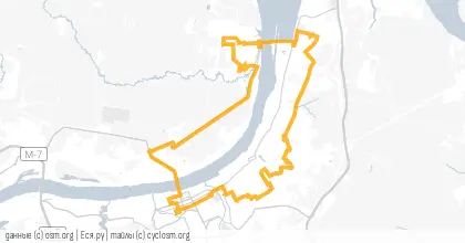Карта вело-маршрута «Эхо воды»
