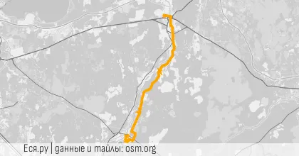 Карта вело-маршрута «Фирма: Волховский фронт»