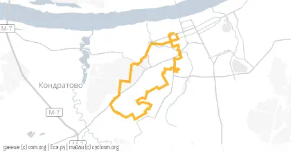 Карта вело-маршрута «Какое завтра число»