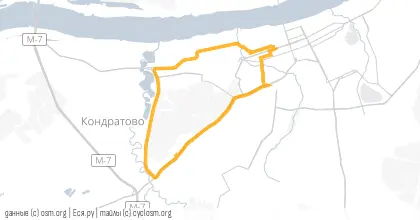 Карта вело-маршрута «Каналья»