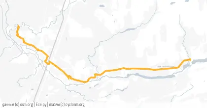 Карта вело-маршрута «Каньоны»
