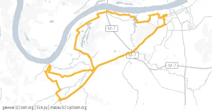 Карта вело-маршрута «Костры рябин»