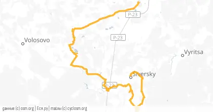 Карта вело-маршрута «Краеведческое Открытие»