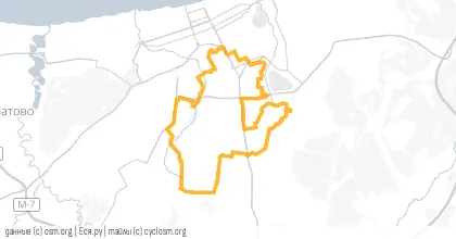 Карта вело-маршрута «Кристальный»