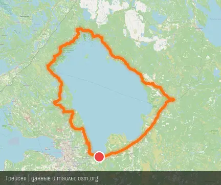 Карта Ладожский круг