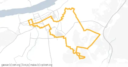 Карта вело-маршрута «Мостики»