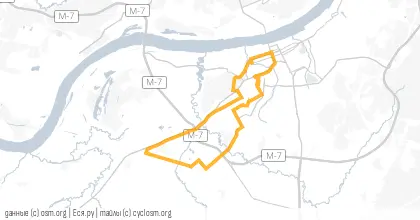 Карта вело-маршрута «На свежий воздух»