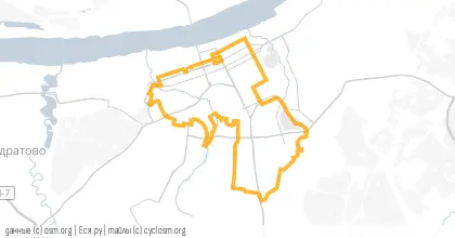 Карта вело-маршрута «Небанальный ПИН»