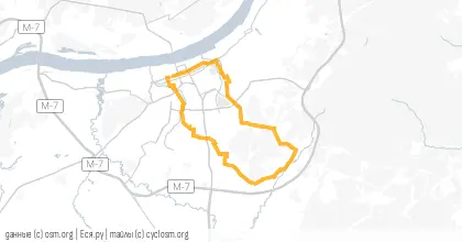 Карта вело-маршрута «Недовесна»