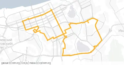 Карта вело-маршрута «Новая встреча»