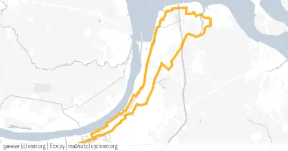 Карта вело-маршрута «От заката до рассвета»