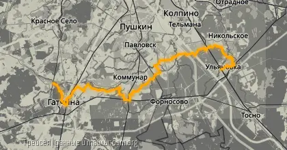 Карта вело-маршрута &laquo;Открытие: Десять с половиной&raquo;