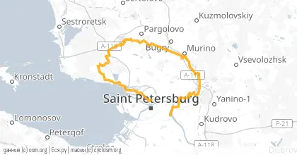 Карта вело-маршрута «ПНВ: Галопом по Европам»