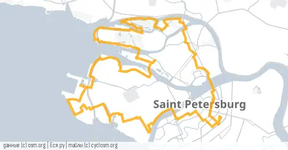 Карта вело-маршрута «ПНВ: Навестим острова»