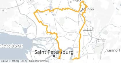Карта вело-маршрута «ПНВ: Север не спит»