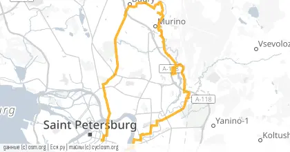 Карта вело-маршрута «ПНВ: Тайны забытых побед»
