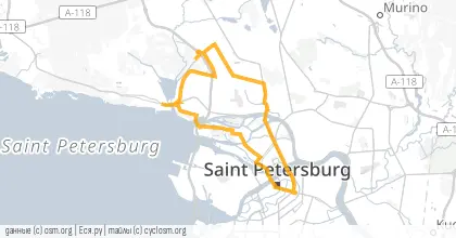 Карта вело-маршрута «ПНВ: WD+04»