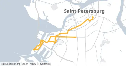 Карта вело-маршрута «ПНВ: Запахи моря»