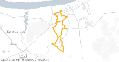 Карта вело-маршрута «По интересным местам»