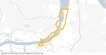 Карта вело-маршрута «По набережной»