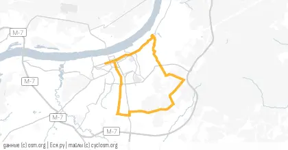 Карта вело-маршрута «Погодка шепчет»