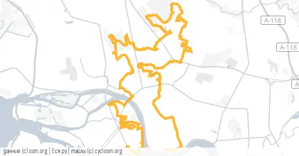 Карта вело-маршрута «Пошуршим листвой»