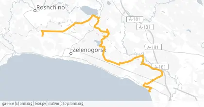 Карта вело-маршрута «ППТС»