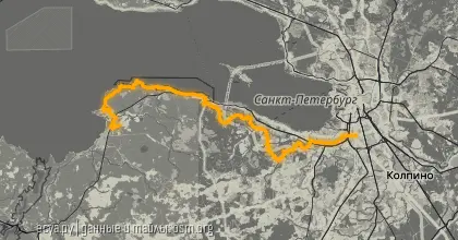 Карта вело-маршрута &laquo;Привет из Петрозаводска&raquo;