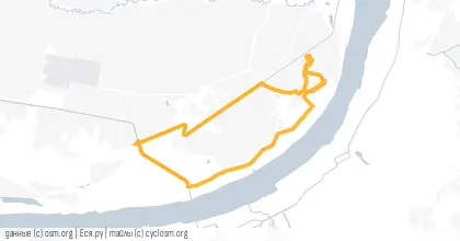 Карта вело-маршрута «Профсоюзный»