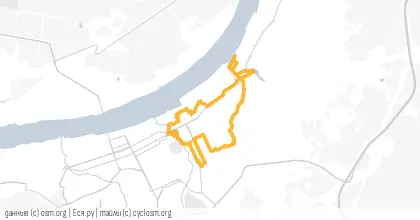 Карта вело-маршрута «Прокаченный»
