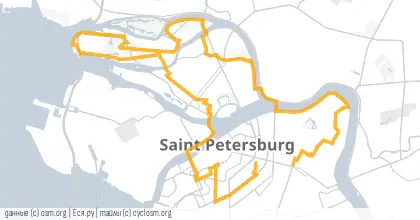 Карта вело-маршрута «Променад и Мармелад»