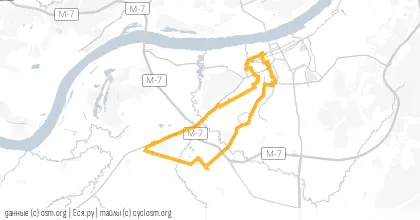Карта вело-маршрута «Промзона»