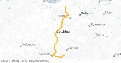 Карта вело-маршрута «ПТ: Побег от Тёщи 2.0»