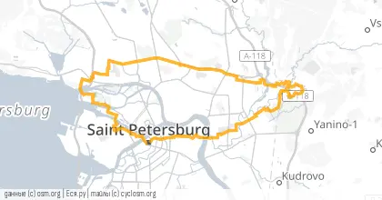 Карта вело-маршрута «ПВ: Нарисуй-ка!»