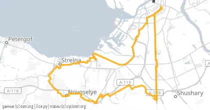 Карта вело-маршрута «ПВ: Ни конца ни края :)»