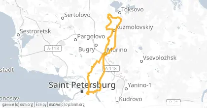 Карта вело-маршрута «ПВ: Поделись своей морковкой»