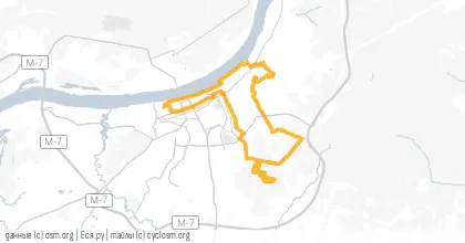Карта вело-маршрута «Разведанный»