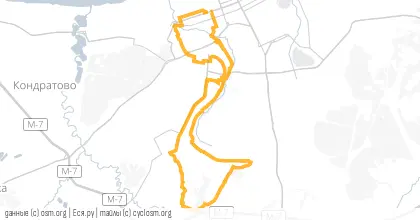 Карта вело-маршрута «Родео»