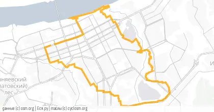 Карта вело-маршрута «Рутмастер»