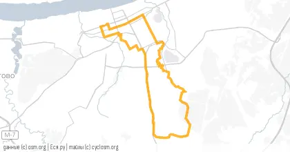 Карта вело-маршрута «Сидим на попе ровно»