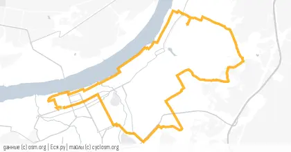 Карта вело-маршрута «Снова в путь»