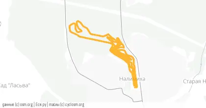 Карта вело-маршрута «[SPORT] ВВ №45 Золотой»
