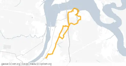 Карта вело-маршрута «[SPORT] ВВ №50 Зимнее голованово»